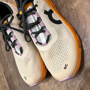 On cloudmonster running shoes